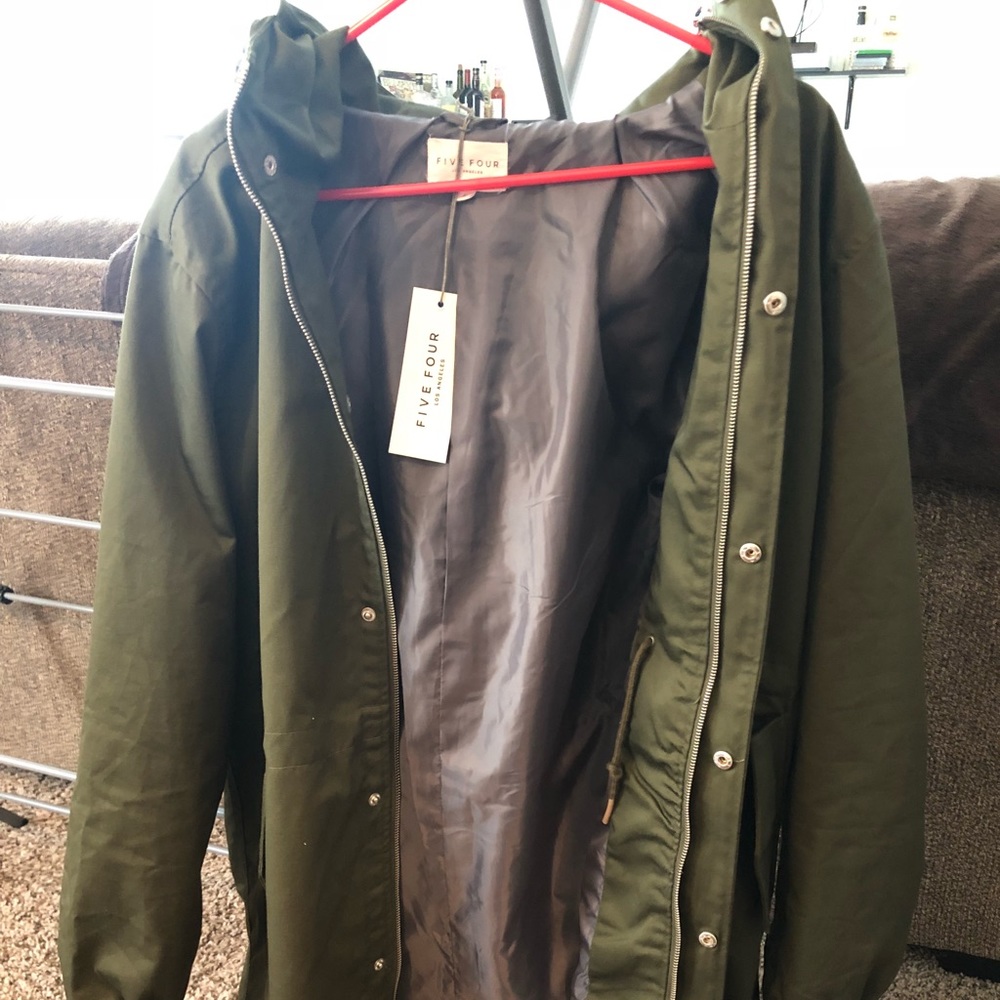 NWT Five Four Club Medium Weight Olive Jacket